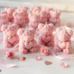 Love teddy candle