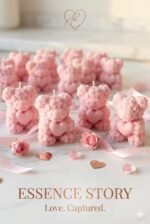 Love teddy candle