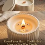 Secret message candle